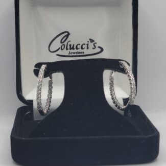 diamond hoop earrings for sale in sumerville sc
